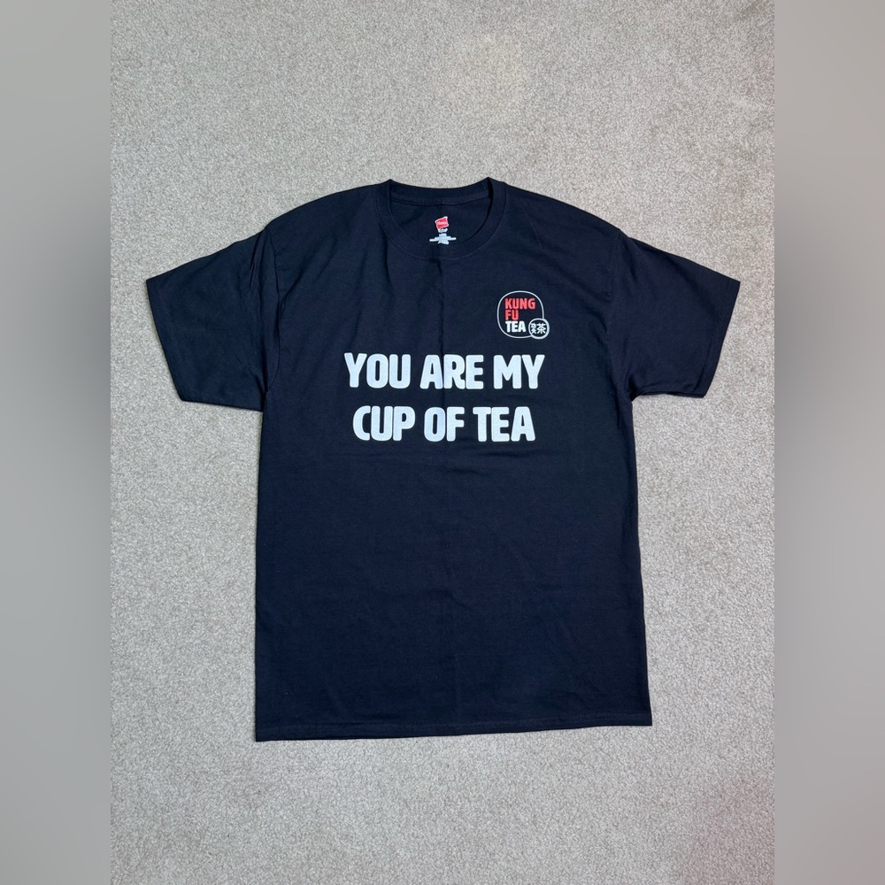 “You Are My Cup Of Tea” Kung Fu Tea Boba Bubble Tea Official Hanes T-Shirt Large
